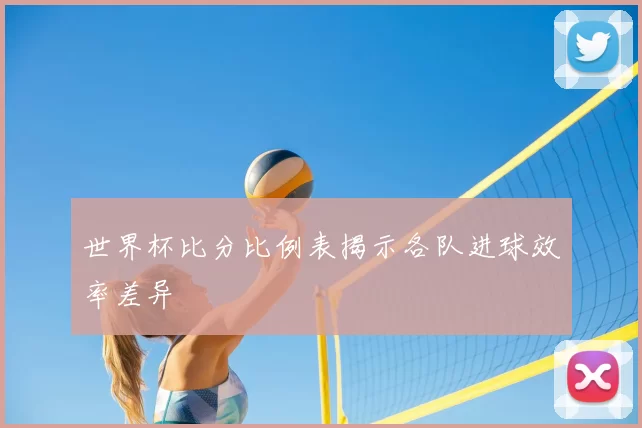 世界杯比分比例表揭示各队进球效率差异