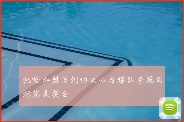 托哈加盟马刺的决心与球队夺冠目标完美契合