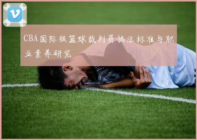 CBA国际级篮球裁判员执法标准与职业素养研究
